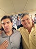 O Presidente da Assovale, Sr. Tomaz de Aquino Lima Pereira, com o Secretário Nogueira.